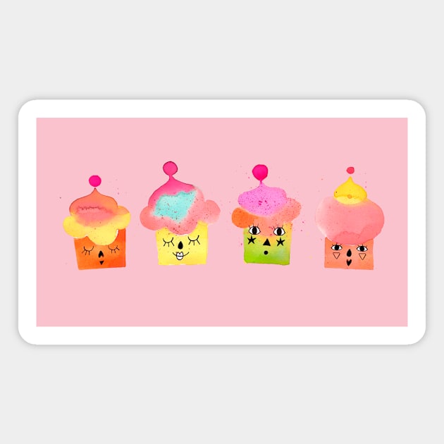 cupcakes Magnet by ninoladesign